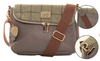 Hawkins Country Classic Collection Tweed and Herringbone Large Cross Body Bag LB48