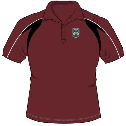 QEII High School - Embroidered Sports Polo Shirt